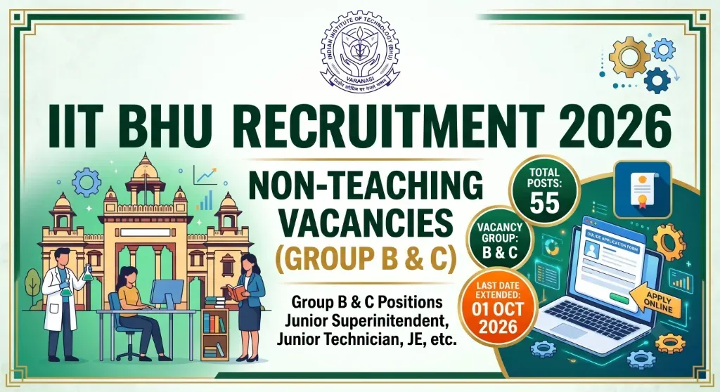 IIT BHU Non Teaching Recruitment 2026 Online Form